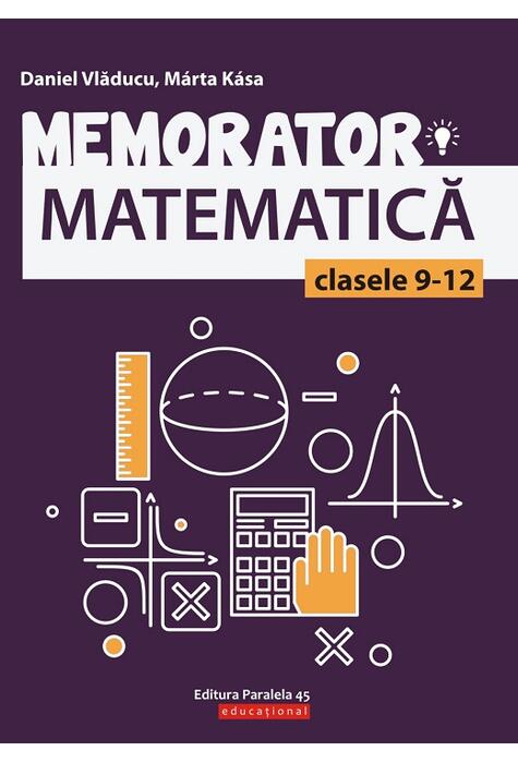 Copertă produs Memorator de matematică pentru clasele IX-XII