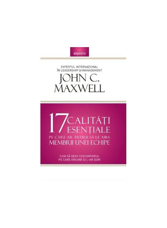 Copertă produs 17 calități esențiale pe care ar trebui să le aibă membrii unei echipe - gallery big 1