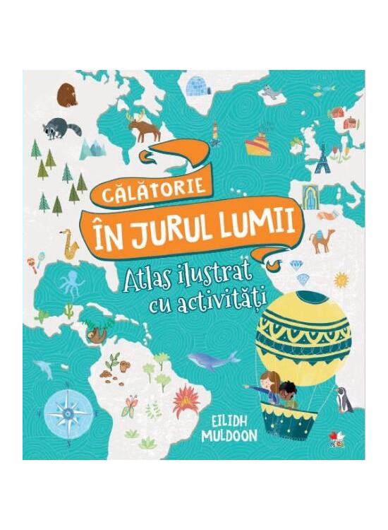 Copertă produs Călătorie &icirc;n jurul lumii. Carte de activități cu hărți - gallery big 1