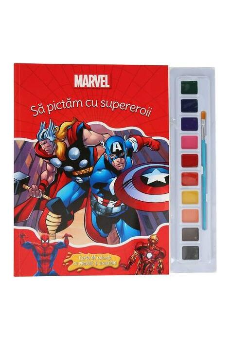 Copertă produs Să pictăm cu supereroii