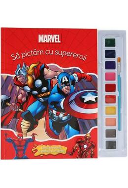 Copertă produs Să pictăm cu supereroii