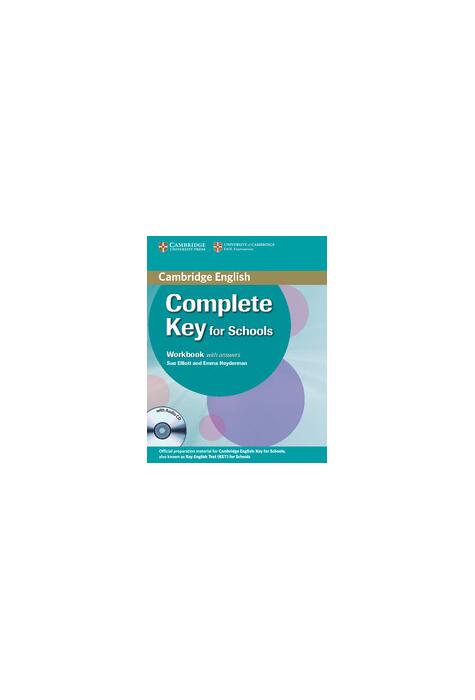 Copertă produs Complete Key for Schools A2 Workbook without Answers with Audio Download