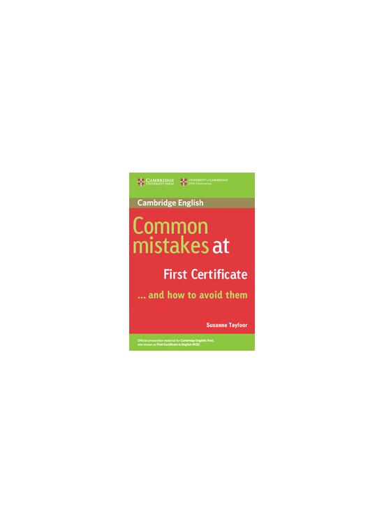 Copertă produs Common Mistakes at First Certificate? and How to Avoid Them - gallery big 1