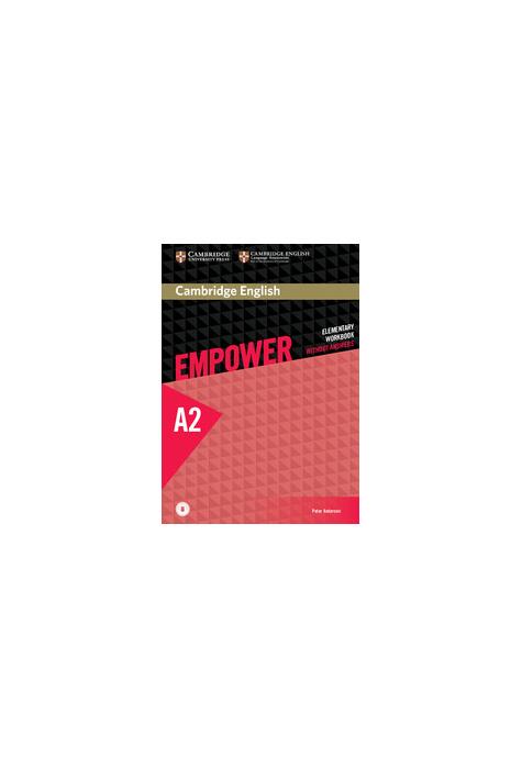 Copertă produs Cambridge English Empower Elementary Workbook without Answers with Downloadable Audio