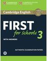 Copertă produs Cambridge English First for Schools 3 Student's Book with Answers with Audio - thumb 1
