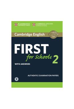 Copertă produs Cambridge English First for Schools 2 Student's Book with answers and Audio
