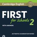 Copertă produs Cambridge English First for Schools 2 Student's Book with answers and Audio - gallery small 