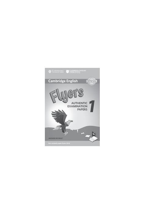 Copertă produs Cambridge English Flyers 1 for Revised Exam from 2018 Answer Booklet