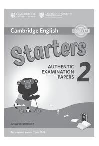 Copertă produs Cambridge English Young Learners 2 for Revised Exam from 2018 Starters Answer Booklet