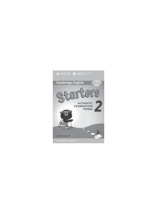 Copertă produs Cambridge English Young Learners 2 for Revised Exam from 2018 Starters Answer Booklet - gallery big 1