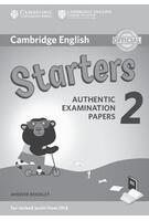 Cambridge English Young Learners 2 for Revised Exam from 2018 Starters Answer Booklet