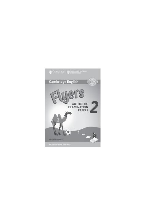 Copertă produs Cambridge English Young Learners 2 for Revised Exam from 2018 Flyers Answer Booklet