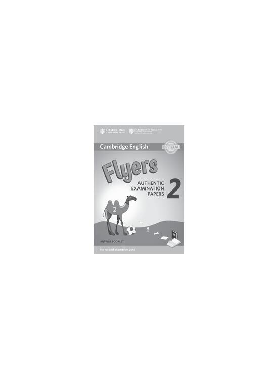 Copertă produs Cambridge English Young Learners 2 for Revised Exam from 2018 Flyers Answer Booklet - gallery big 1