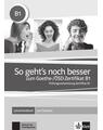 Copertă produs So geht&rsquo;s noch besser zum Goethe-/&Ouml;SD-Zertifikat B1 - thumb 1