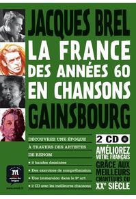 Copertă produs La France des ann&eacute;es 60 en chansons - Bande dessin&eacute;e + activit&eacute;s + 2 CD
