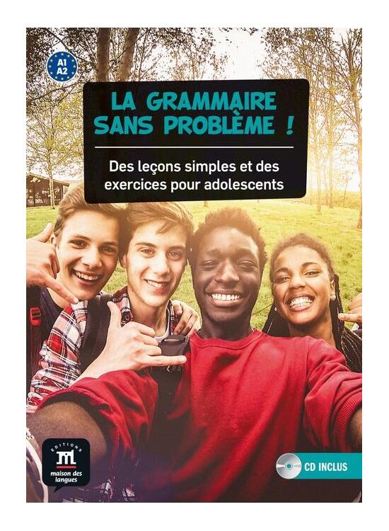 Copertă produs La grammaire sans probl&egrave;me ! - Niveau A1, A2 + CD - gallery big 1