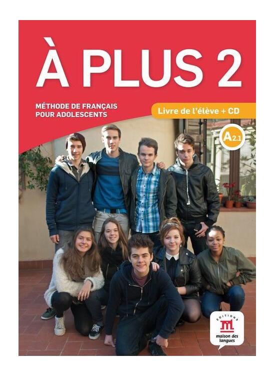 Copertă produs A plus 2 - Livre de l'&eacute;l&egrave;ve + CD (A2.1) - gallery big 1