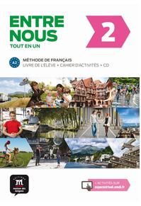 Copertă produs Entre nous 2: Livre de l'&eacute;l&egrave;ve + cahier d'activit&eacute;s + CD (A2)