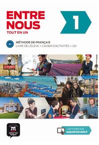 Copertă produs Entre nous 1: Livre de l'&eacute;l&egrave;ve + cahier d'activit&eacute;s + 2CD (A1)