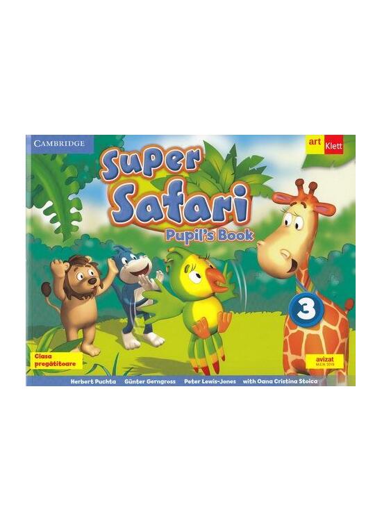 Copertă produs Super Safari 3. Pupil's Book. Limba Engleză. Clasa pregătitoare + CD - gallery big 1
