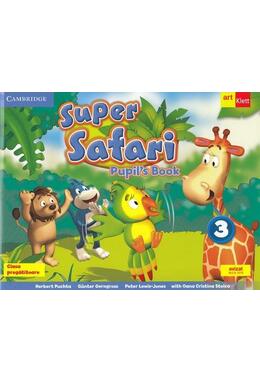Copertă produs Super Safari 3. Pupil's Book. Limba Engleză. Clasa pregătitoare + CD