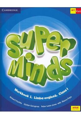 Copertă produs Super Minds. Workbook 1. Limba Engleză. Clasa I (Cambridge) + CD