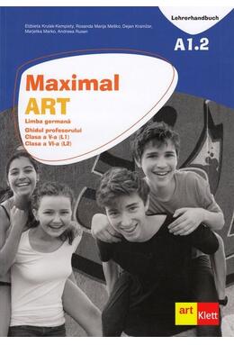 Copertă produs Maximal. Limba Germană. Clasa a V-a (L1). Clasa a VI-a (L2). Ghidul profesorului