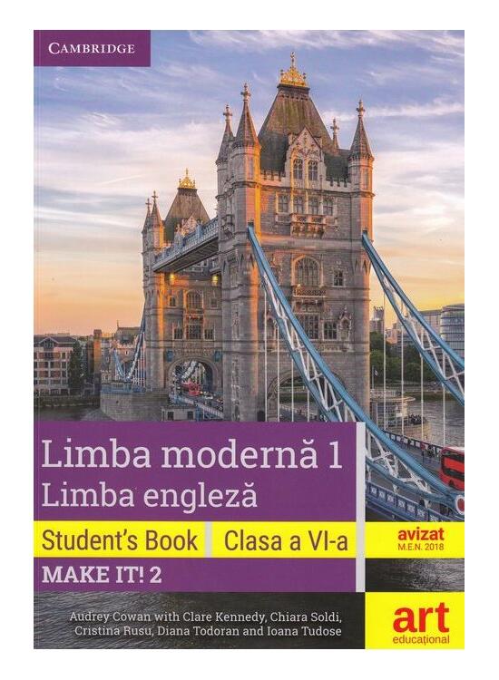 Copertă produs Limba engleză. Clasa a VI-a. Cartea elevului (Student's Book - Make it! 2) - gallery big 1