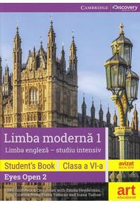 Copertă produs Limba engleză (studiu intensiv). Clasa a VI-a. Cartea elevului (Student's book - Eyes Open 2)