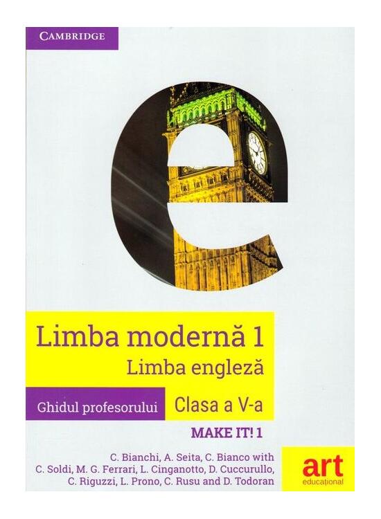 Copertă produs Limba engleză Clasa a V-a. Ghidul profesorului (Teacher's Book - Make it! 1) - gallery big 1