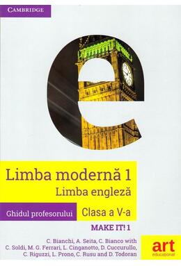 Copertă produs Limba engleză Clasa a V-a. Ghidul profesorului (Teacher's Book - Make it! 1)