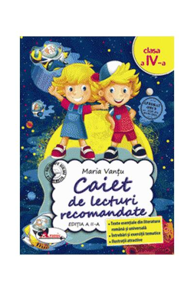 Caiet de lecturi recomandate Clasa a IV-a