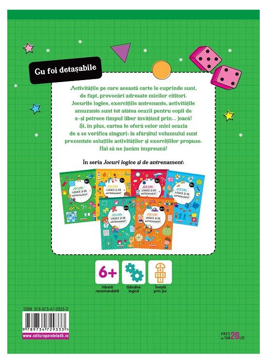 Copertă produs Jocuri logice și de antrenament (6 ani +) - gallery big 2