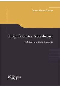 Copertă produs Drept financiar. Note de curs