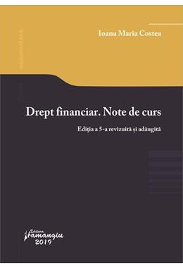 Copertă produs Drept financiar. Note de curs