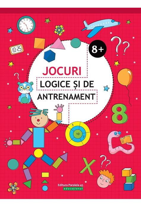 Copertă produs Jocuri logice și de antrenament (8 ani +)