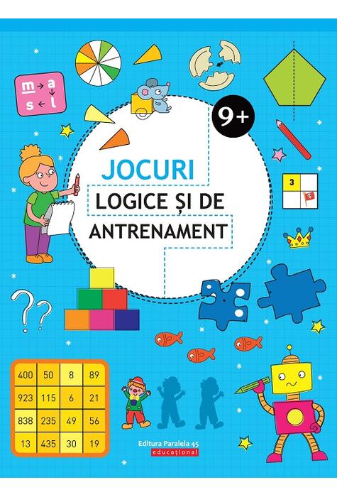 Copertă produs Jocuri logice și de antrenament (9 ani +)