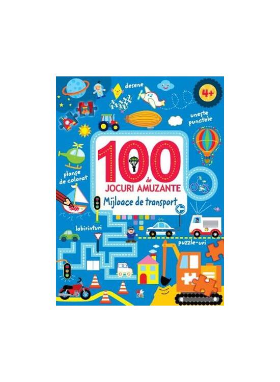 Copertă produs 100 de jocuri amuzante. Mijloace de transport - gallery big 1