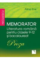 Imagine produs Memorator. Literatura rom&acirc;nă pentru clasele 9-12 și bacalaureat. PROZA