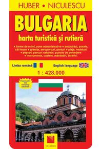 Copertă produs Bulgaria. Hartă turistică şi rutieră