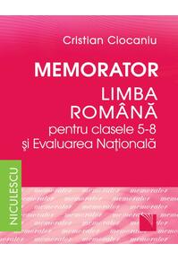 Copertă produs Memorator. Limba rom&acirc;nă pentru clasele 5-8 și Evaluarea Națională