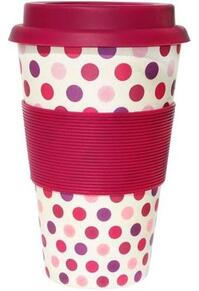 Copertă produs Cană de voiaj - Pink Polka