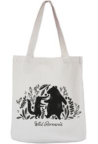 Copertă produs Sacoșă de bumbac suvenir "Ursul și vulpea"