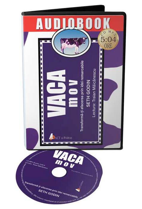 Copertă produs CD Audiobook Vaca mov. Transformă-ţi afacerea prin idei remarcabile