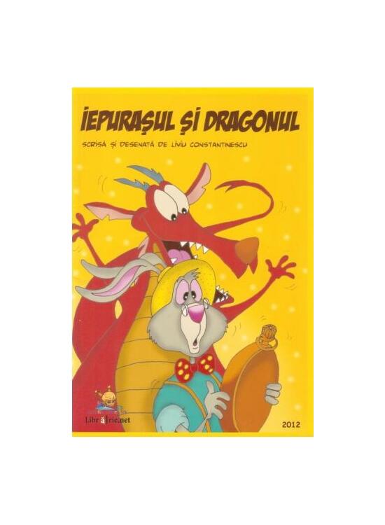 Copertă produs Iepurașul și dragonul. Carte de citit și colorat - gallery big 1