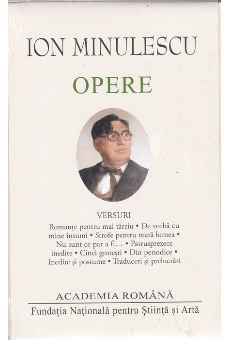 Copertă produs Ion Minulescu. Opere. Versuri