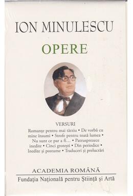 Copertă produs Ion Minulescu. Opere. Versuri