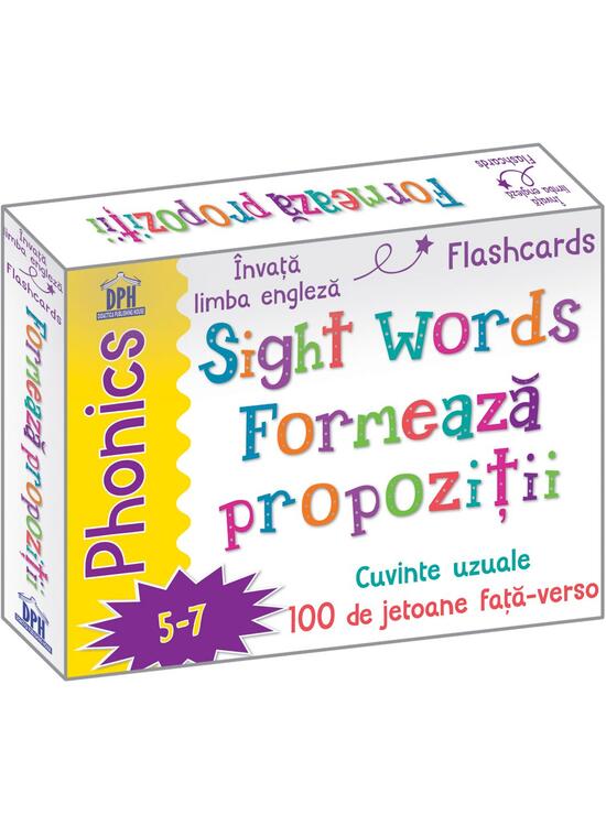 Copertă produs Jetoane. Sight Words / Formează propoziții (limba engleză) - gallery big 1