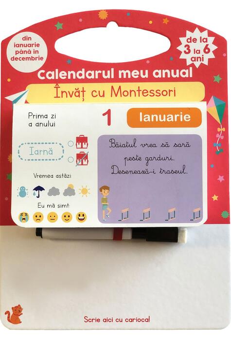 Copertă produs Calendarul meu anual. &Icirc;nvăț cu Montessori (3-6 ani)