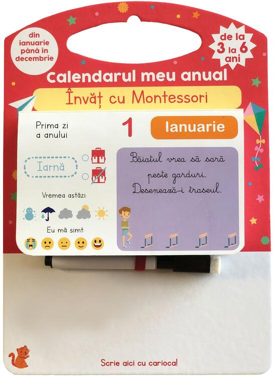 Copertă produs Calendarul meu anual. &Icirc;nvăț cu Montessori (3-6 ani) - gallery big 1